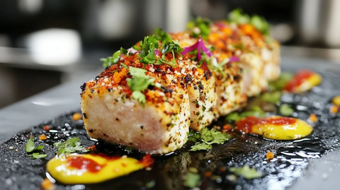 香草面包片拼盘