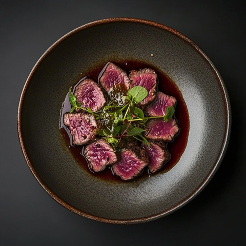 极简环境中的罕见肉品