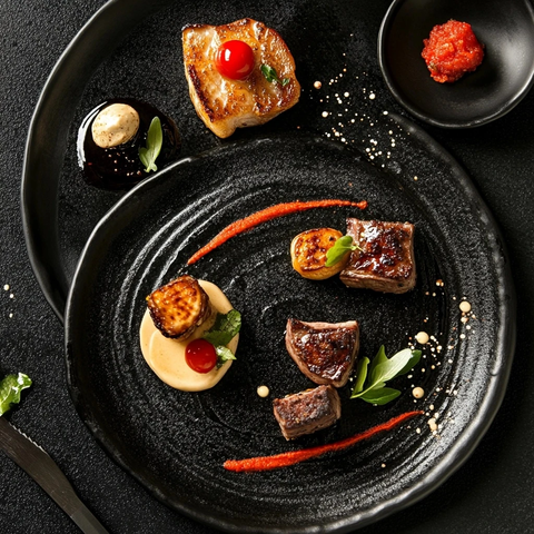 精致餐点工业风