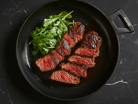 平底锅煎肋眼牛排