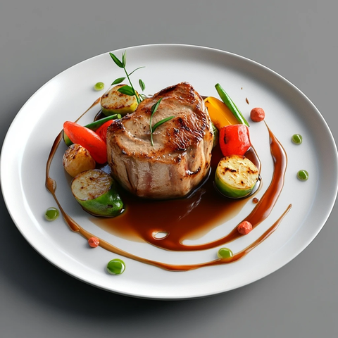 肉酱蔬菜组合盘