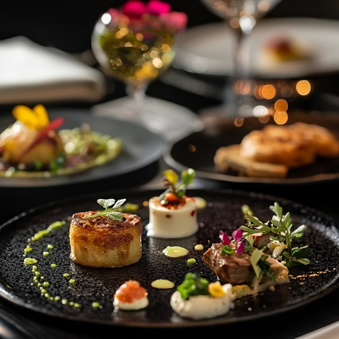 精致餐饮体验菜单展示