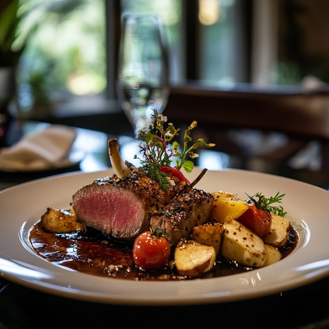 个人厨师准备的美食