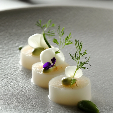 几何形态冷色调装饰艺术