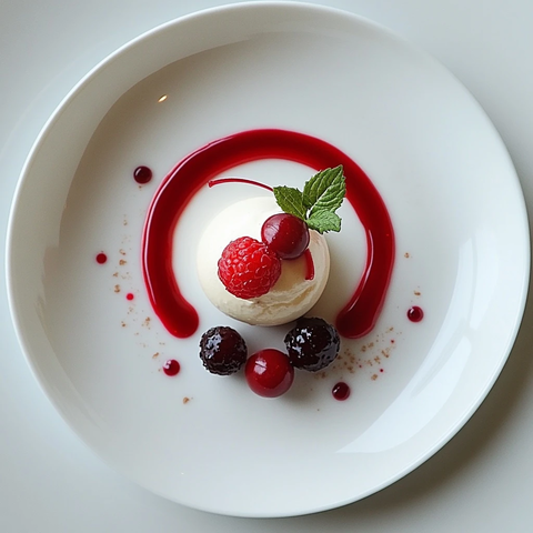 甜点摆盘设计展示