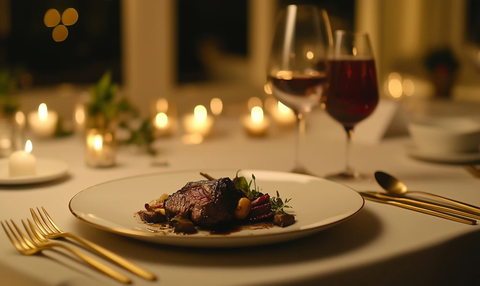 白色婚礼晚宴餐桌布置