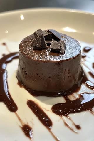 巧克力慕斯近距离拍摄