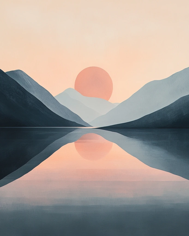 简约几何形状景观