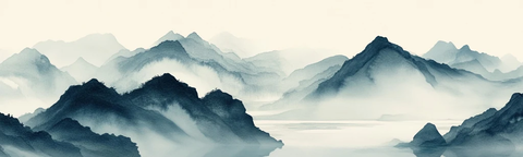 山水墨韵极简留白