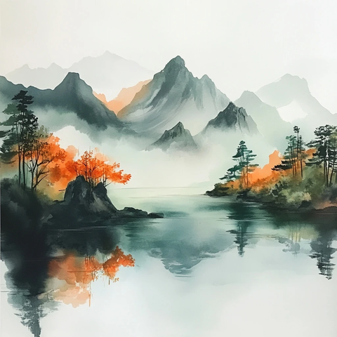 山水画空灵意境