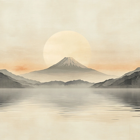 富士山海景优雅设计