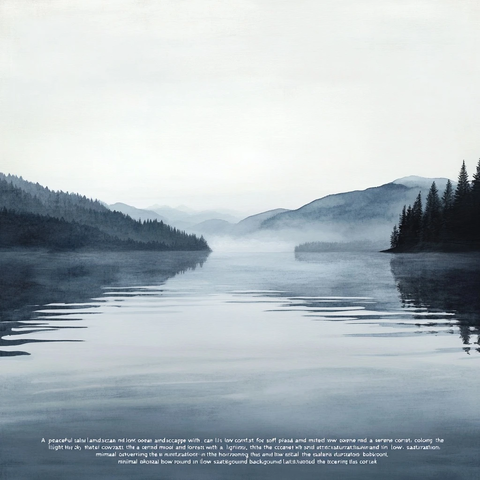 海洋森林薄雾浅水