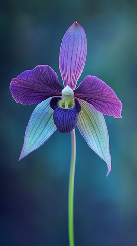 紫绿相间扎戈佩塔尔兰花