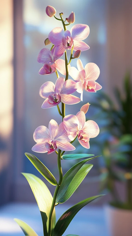 剑兰叶片细节渲染