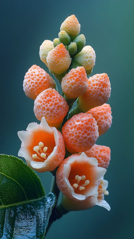 红心枇杷绿叶盛开