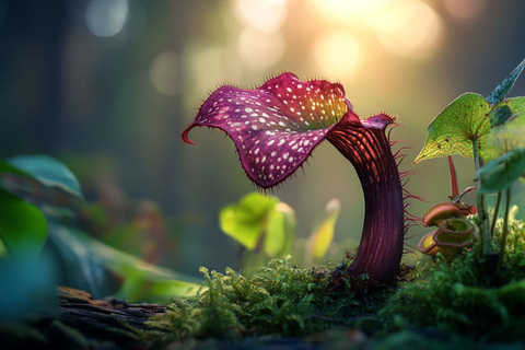 龙胆花与食肉植物