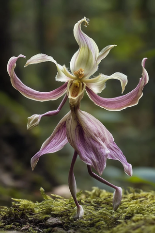 舞蹈中的意大利鸢尾花