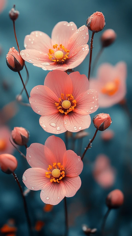 高山森林小溪生命力