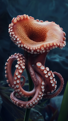 章鱼触手花奇特植物