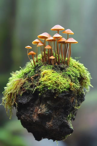 手掌上的微型森林