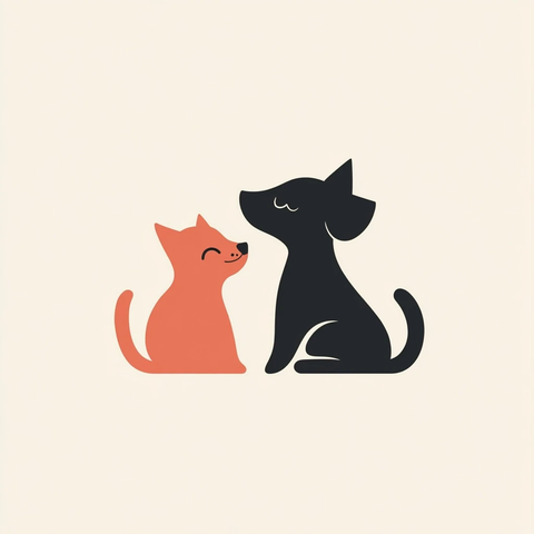 宠物狗猫食品品牌标志设计