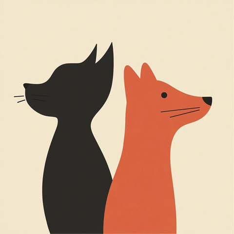 猫狗剪影宠物食品包装