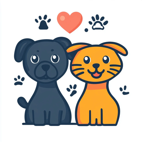 宠物领养透明背景图标