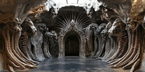 神秘异形巢穴内部景象