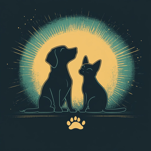 狗狗猫咪守护光环