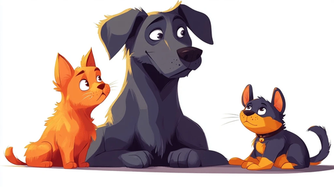 疲惫母狗与五十只幼犬