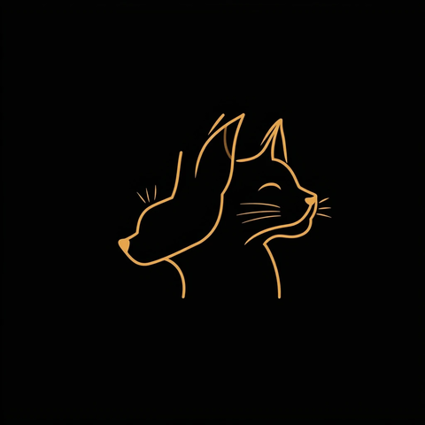 宠物品牌标志猫狗图案