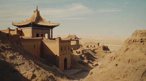 黄土坡上的古建筑群