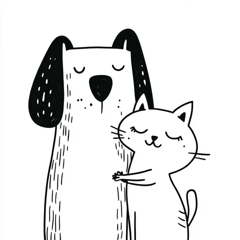 狗与猫的奇幻相遇