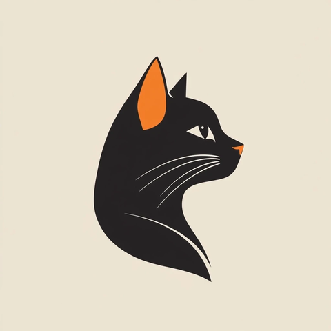 简约矢量宠物图标设计