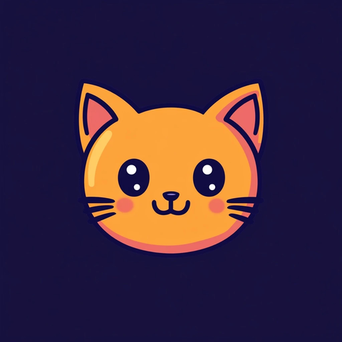 简约猫咪表情图标