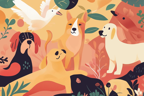 动物保护插画设计