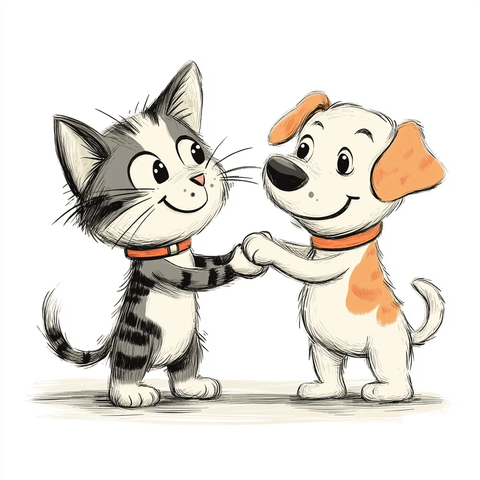 猫狗握手接受问题