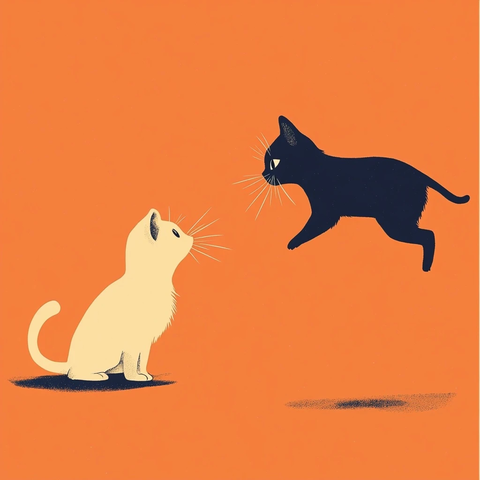 动物搞笑瞬间插画集