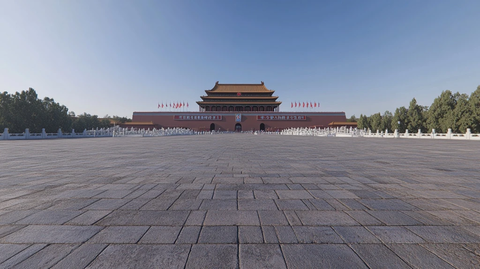 天安门全景图