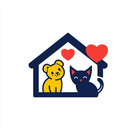 猫狗同屋温馨相伴