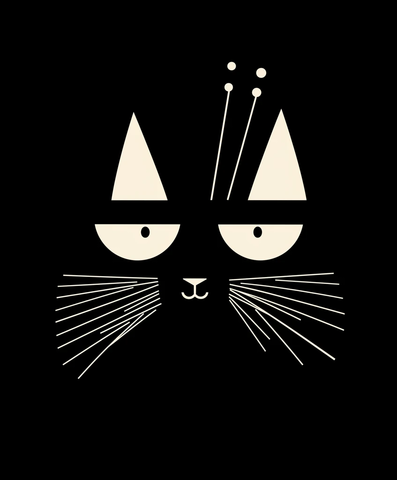 猫形蜡封图案设计