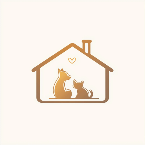 发光小屋与宠物温馨陪伴