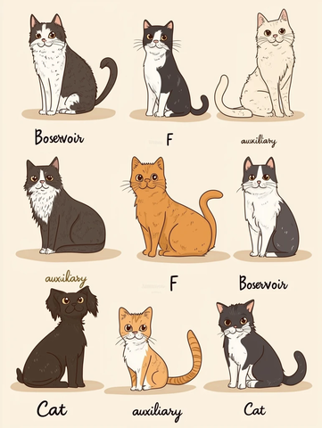 猫咪狗狗插画集