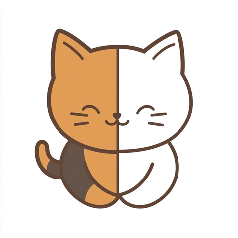 姜白猫米洛风格插画