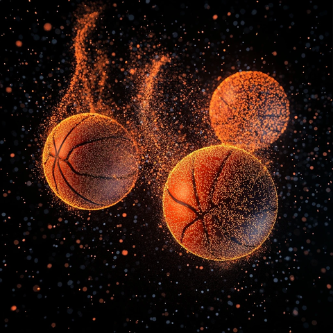 篮球粒子动态效果