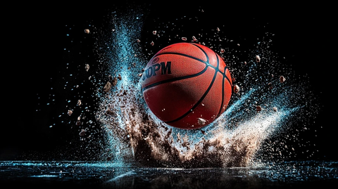 篮球落地瞬间动态捕捉