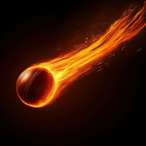 燃烧火焰的轨迹划过天际