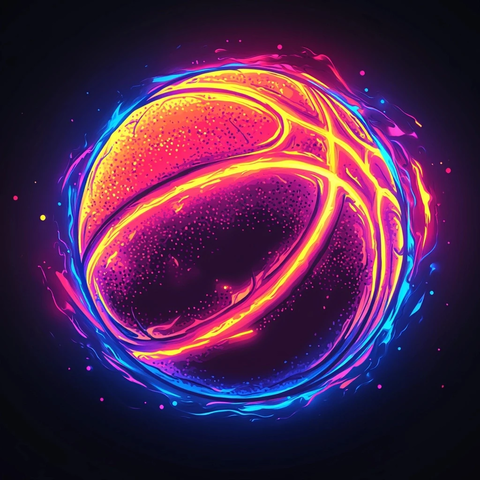 篮球动态运球技巧展示