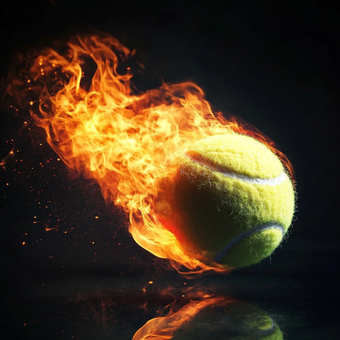 火焰喷射网球