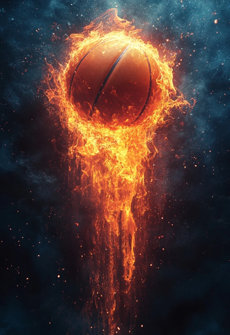 篮球火焰点燃激情之夜